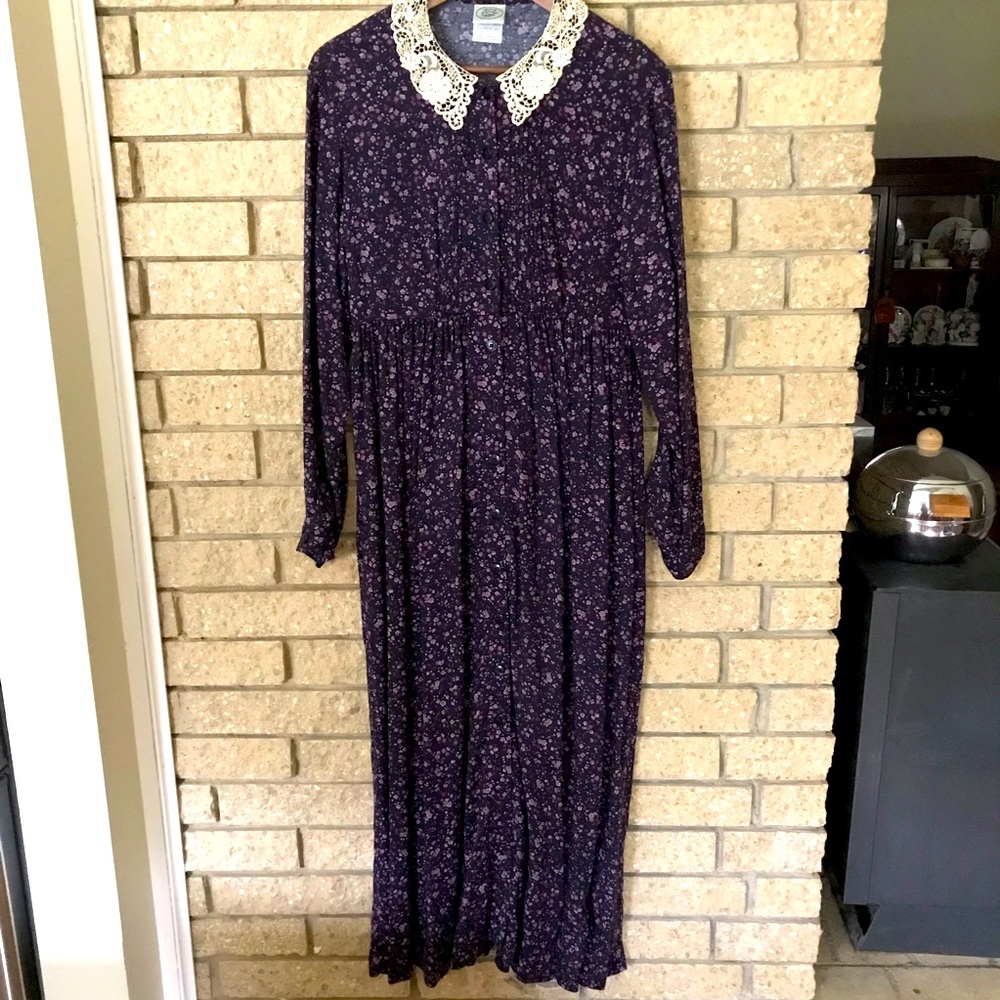 Vtg Laura Ashley Dress